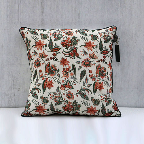Floral Chintz Printed Cushion Cover