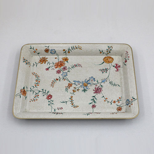 Chintz Jali All Over Hand Painted Tray - Small
