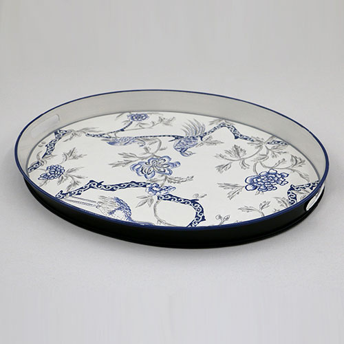 Chintz Tree Of Life Hand Painted Tray - Large