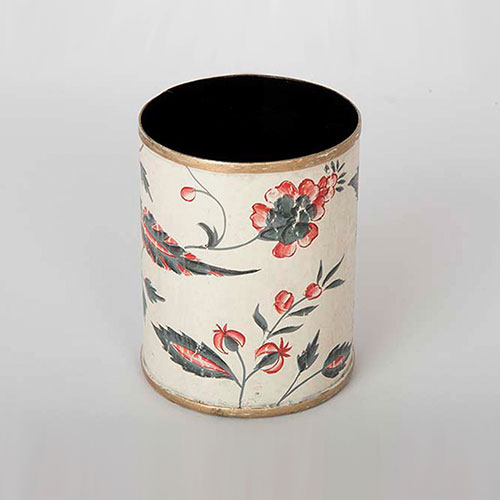 Floral Chintz Hand Painted Pencil Holder