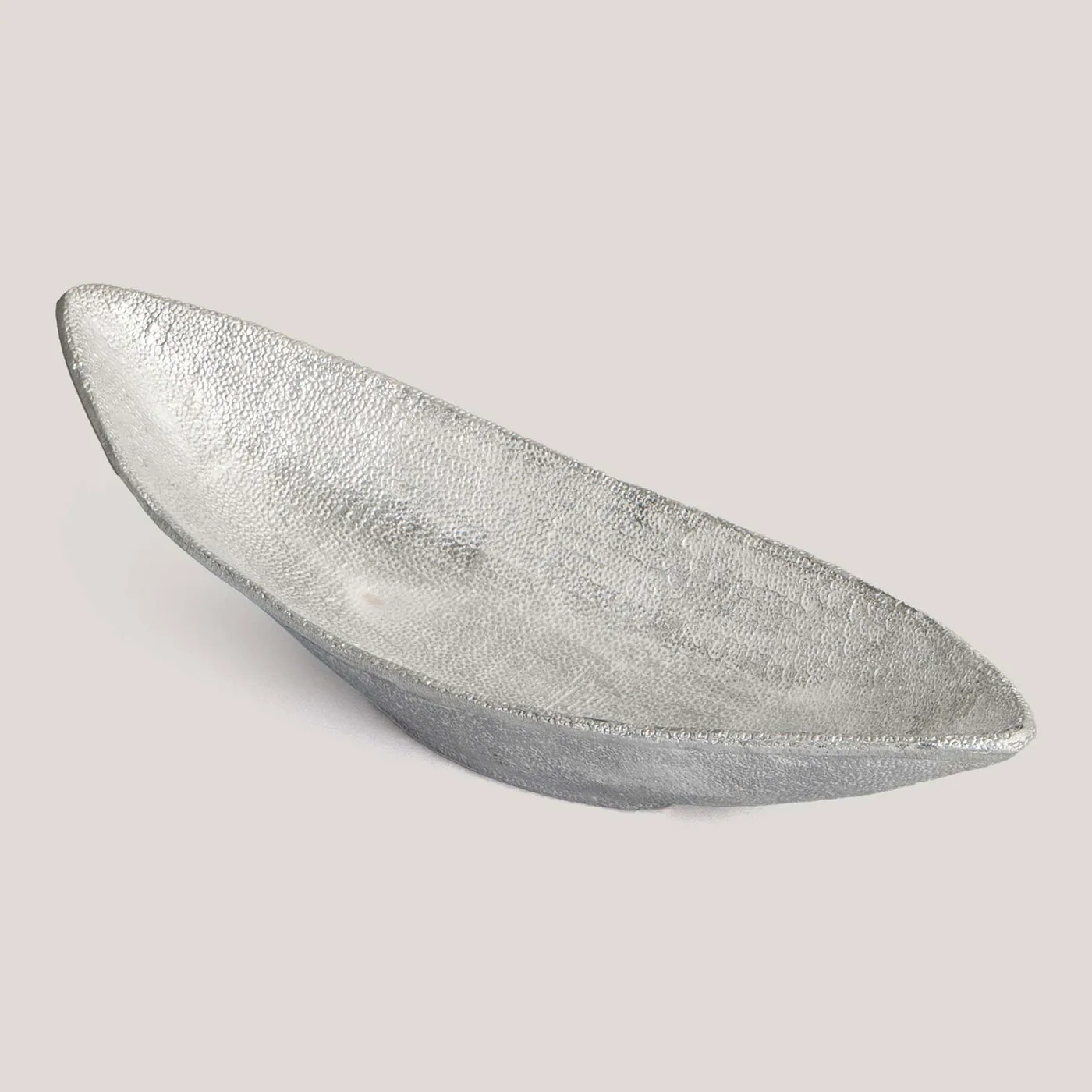 Sagar Silver Gray Hand Chiselled Aluminium Bowl - Image 2
