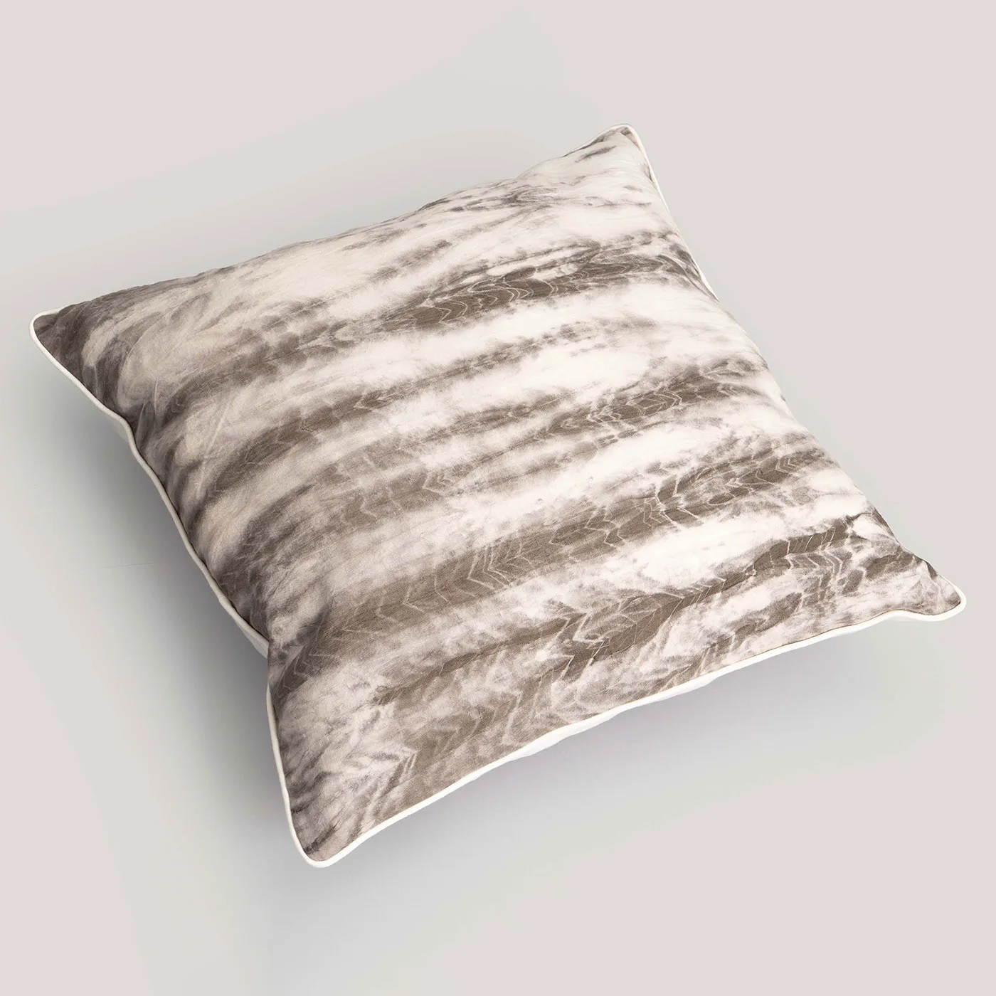 Jwala Brown Natural Dyed 100% Cotton Cushion Cover