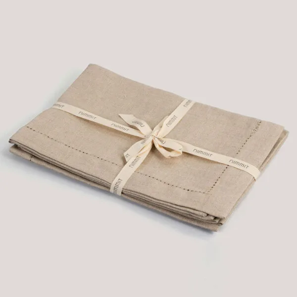 Ajou 100% Linen Natural Placemat (Set Of 4)
