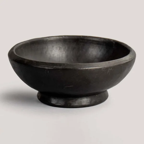 Charoo Black Stone Pottery Bowl (Small)
