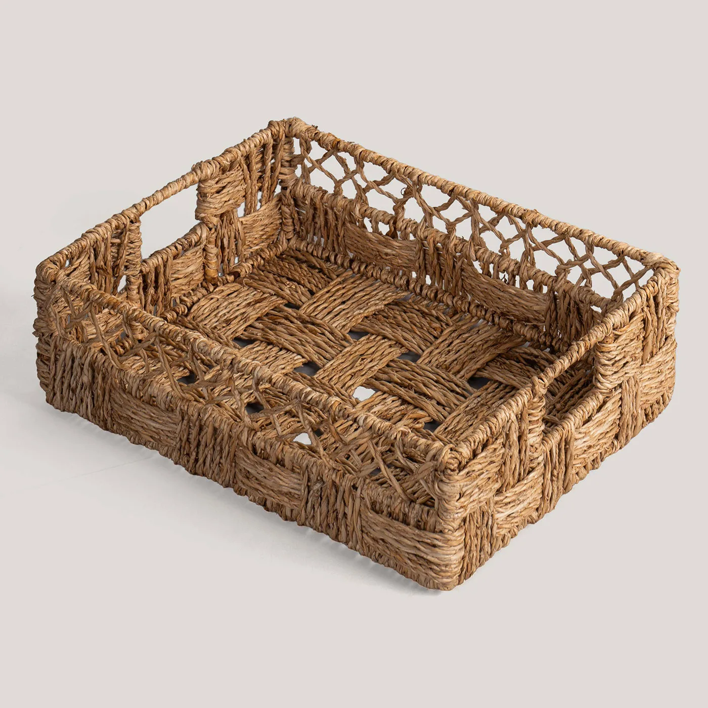 Varo Natural Banana Fibre Handmade Basket - Image 2