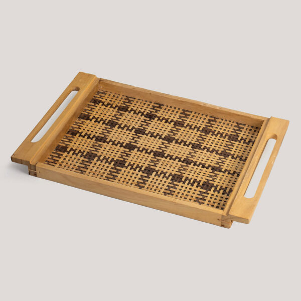 Ravija Ecru Natural Fibre Handwoven Tray