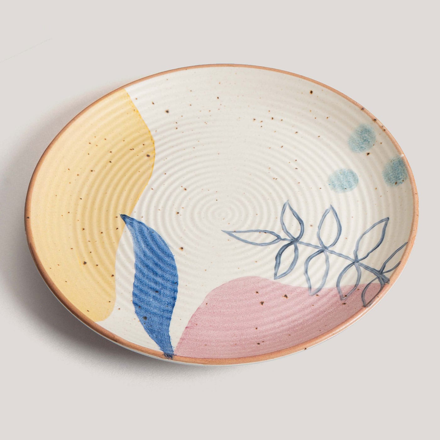 Eela Multi Handpainted Ceramic Dinner Plate (Set of 4)