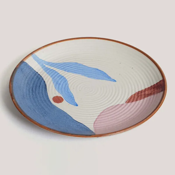 Eela Multi Handpainted Ceramic Dinner Plate (Set of 4)