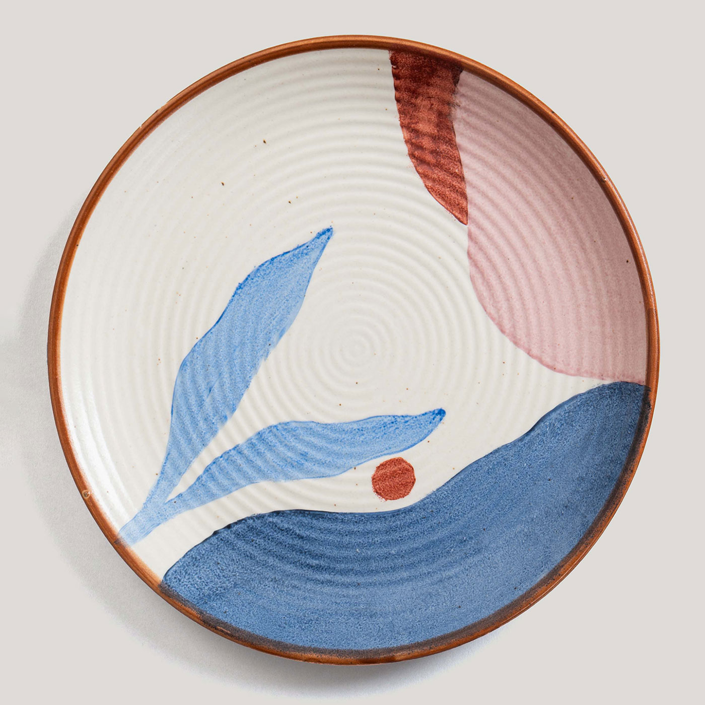 Eela Multi Handpainted Ceramic Dinner Plate (Set of 4) - Image 2