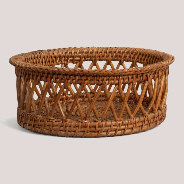 Chaaya Brown Natural Fibre Handmade Basket