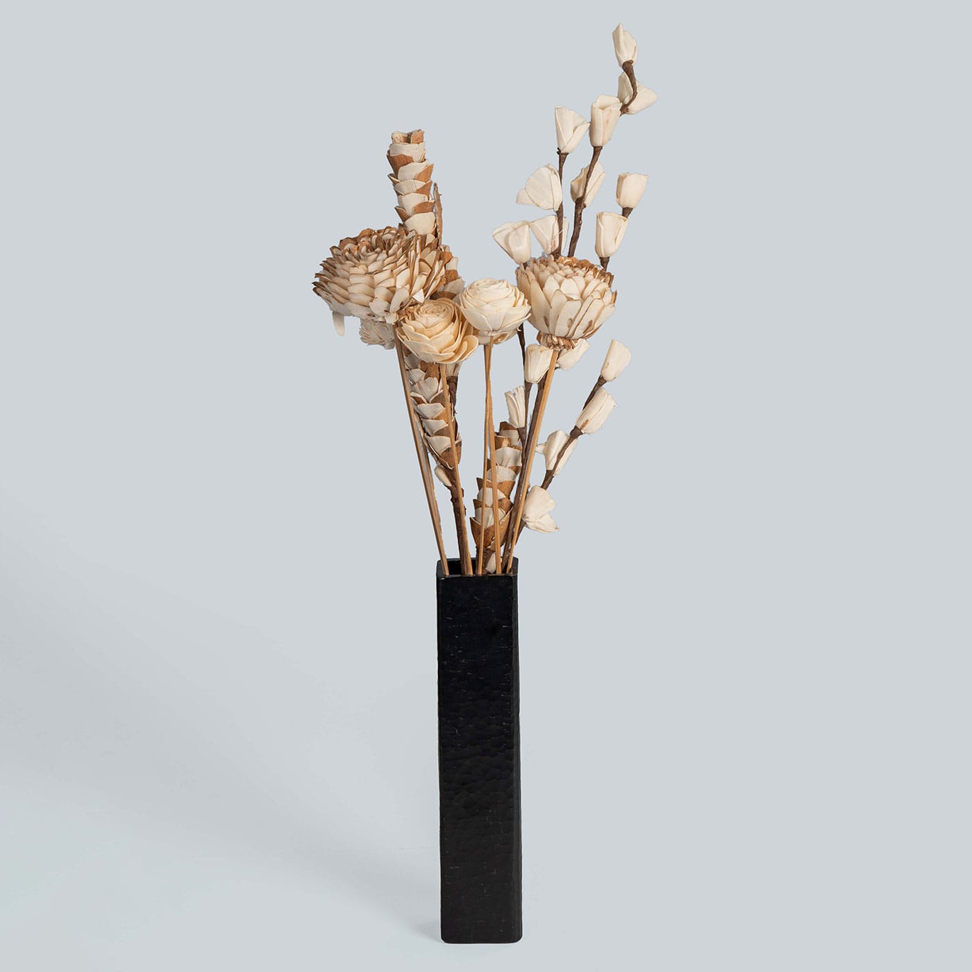 Rose Ivory Handmade Sola Wood Flowers - Image 3