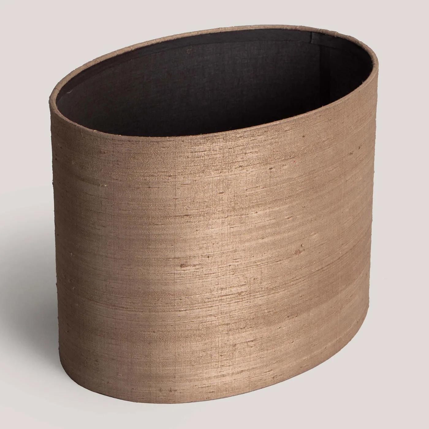 Pranav Natural 100% Silk Handwoven Lamp Shade (Oval) - Image 2