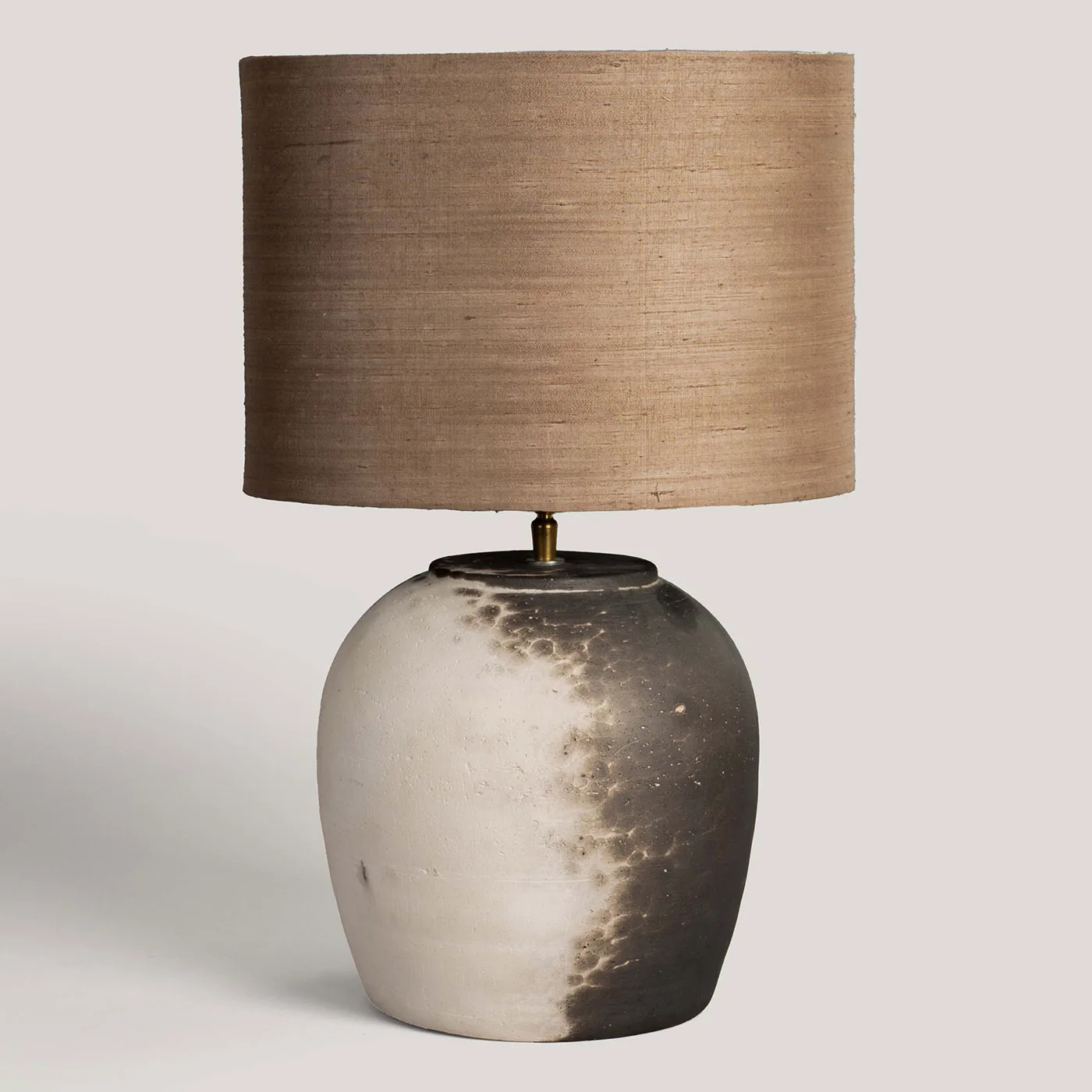 Pranav Natural 100% Silk Handwoven Lamp Shade (Oval) - Image 3