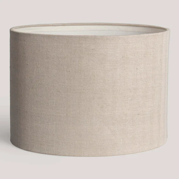 Yuva Natural Linen / Cotton Handwoven Lamp Shade (Oval)