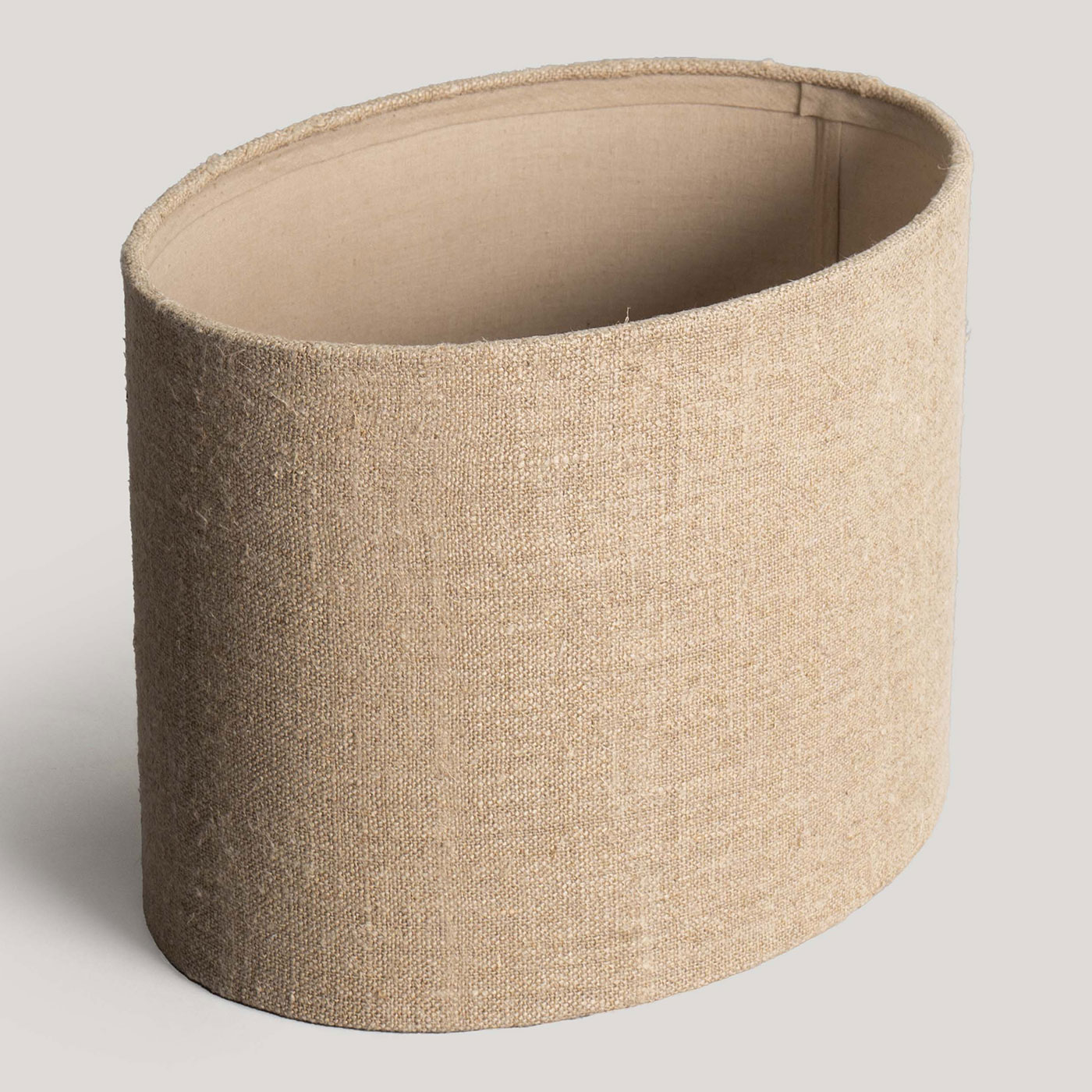 Raja Taupe Handwoven Lamp Shade (Oval) - Image 2