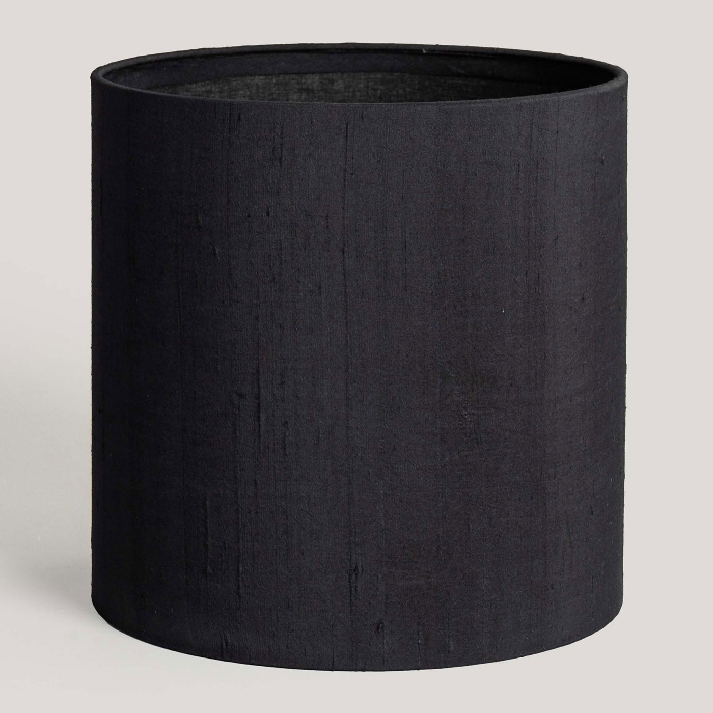 Ishika Black Handwoven Lamp Shade (Round Long)