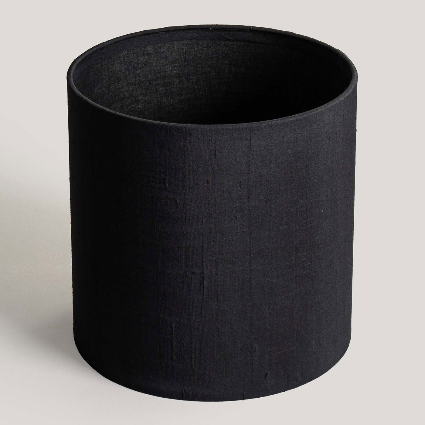Ishika Black Handwoven Lamp Shade (Round Long) - Image 2