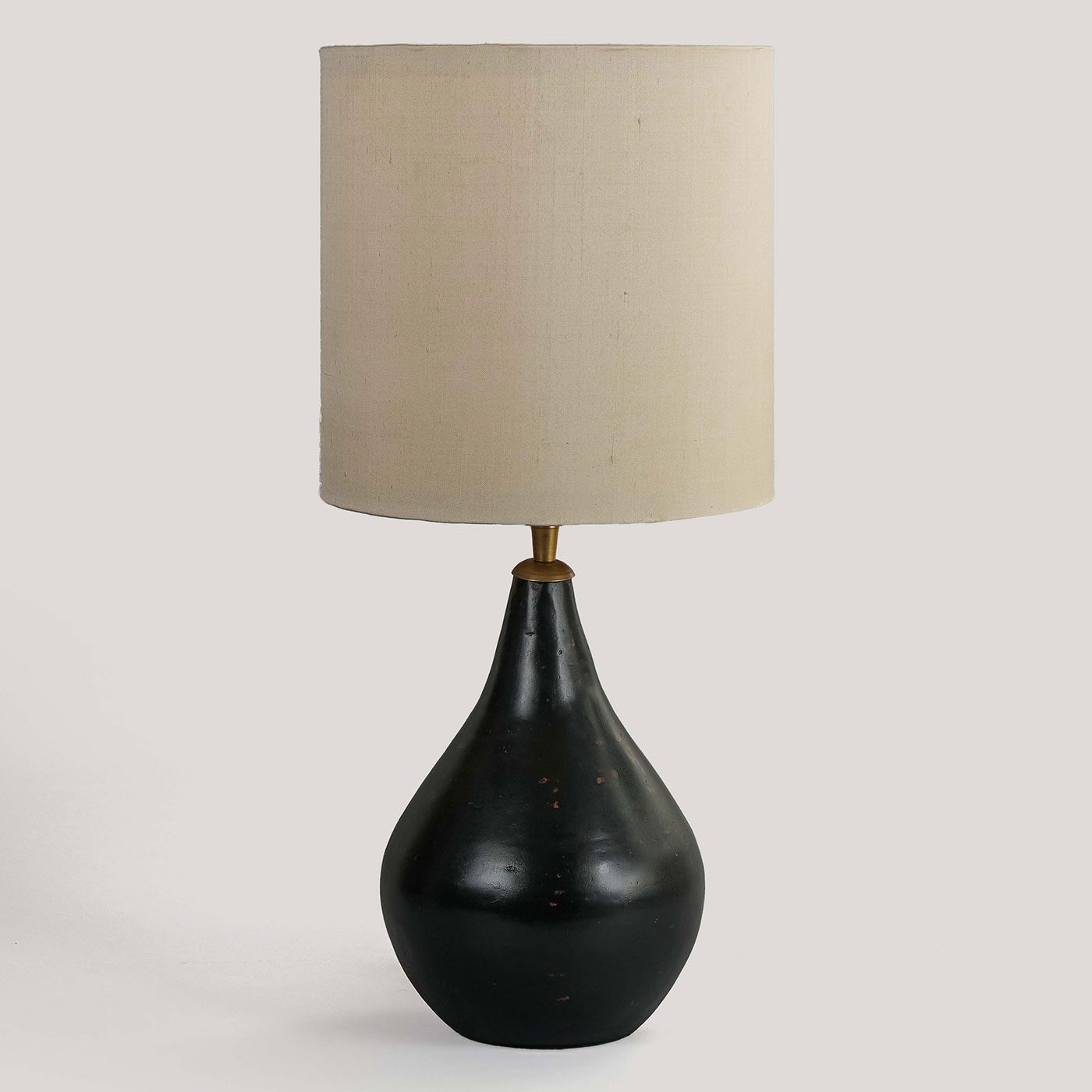 Aarvi Ivory Handwoven Lamp Shade (Round Long) - Image 3