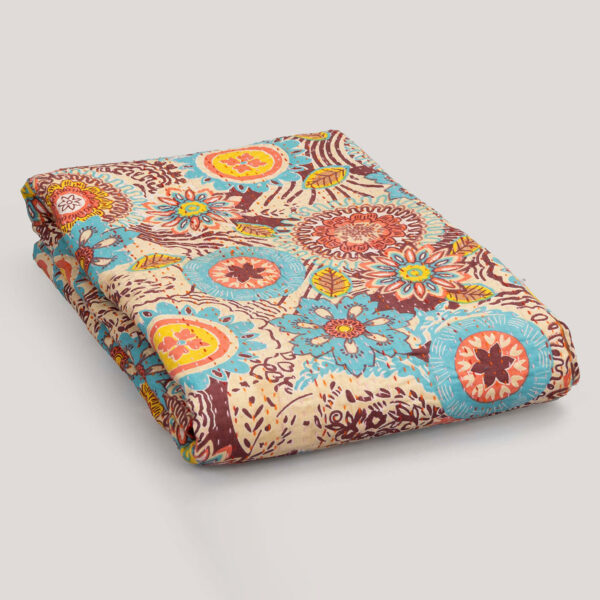 Paro Multi Patchwork / Kantha Cotton Quilt