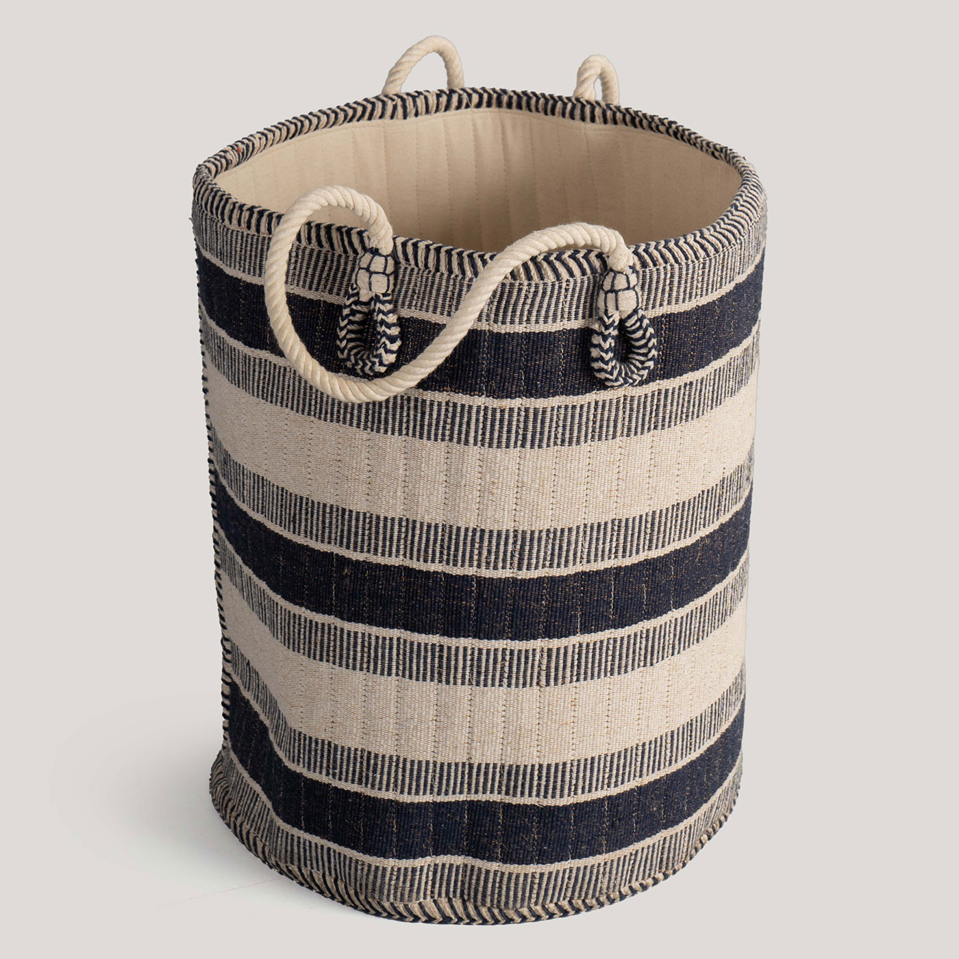 Nyla Natural Handwoven Sabala Natural Fibre Basket - Image 2