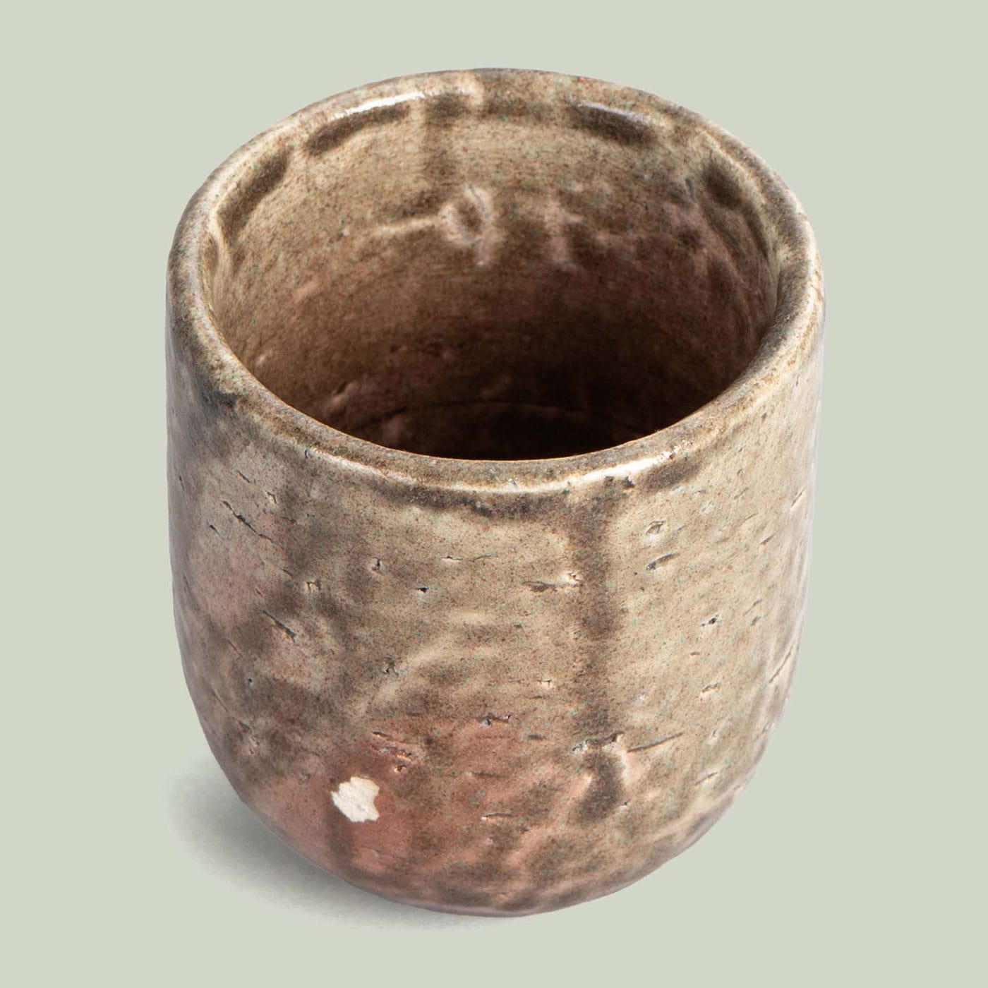 Pratham Sea Green Stone Pottery Votive (Small) - Image 2
