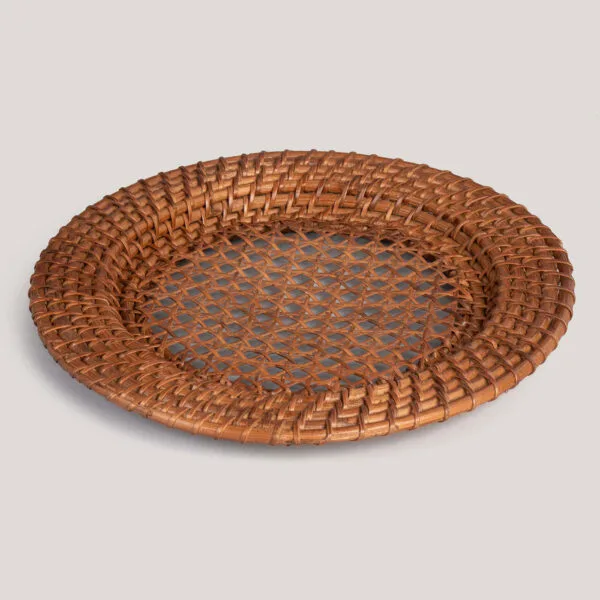 Camy Dark Natural Handmade Cane Trivets