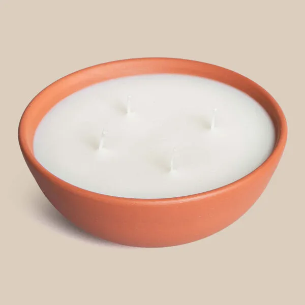 Rishi Terracotta Pottery Candle Bowl (Small)