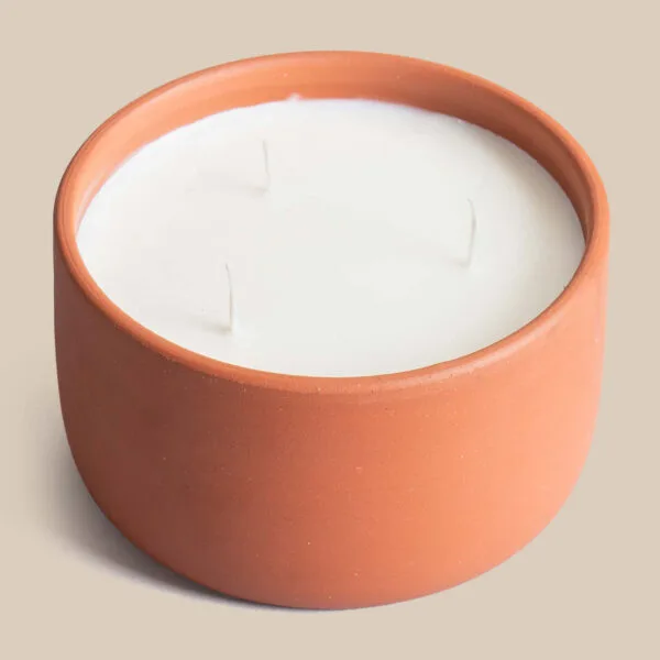 Shari  Terracotta Pottery Candle Bowl (Small)
