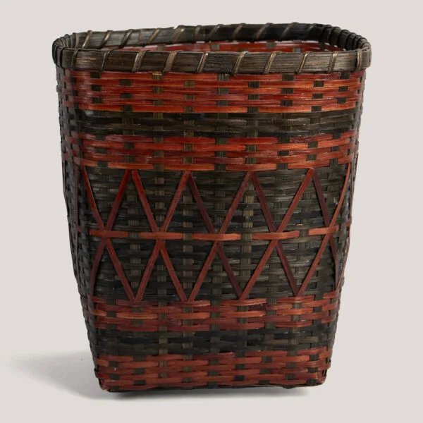 Kabira Brown / Black Natural Fibre Handwoven Basket