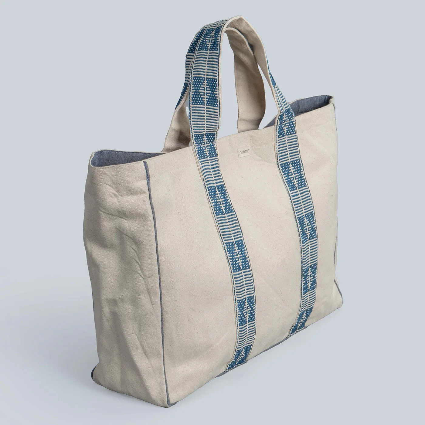 Vini Ivory Naga Handwoven Tote Bag (Big) - Image 2