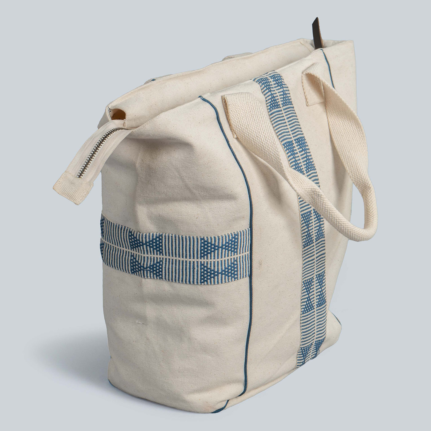 Lora Ivory Naga Handwoven Tote Bag (Big) - Image 2