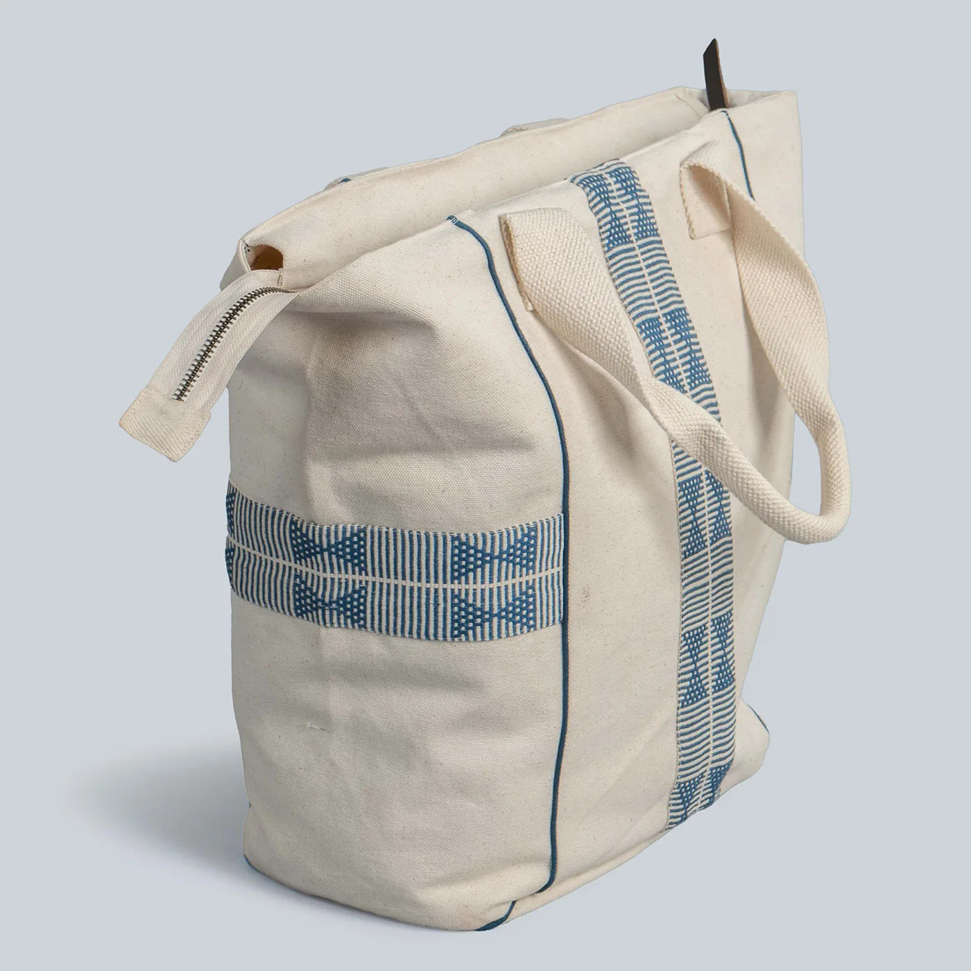 Lora Ivory Naga Handwoven Tote Bag (Big) - Image 2