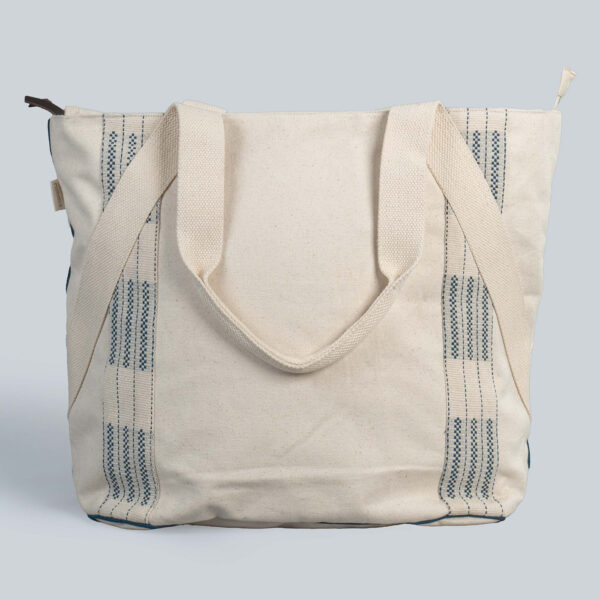 Lira Ivory Naga Handwoven Tote Bag (Big)