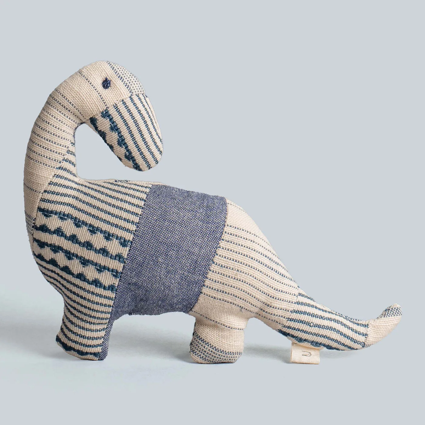 Trex Blue Patchwork Cotton Toy
