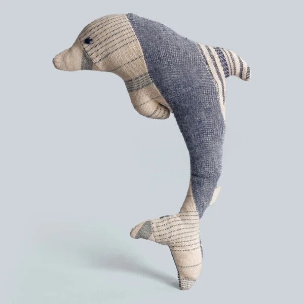 Gill Blue Patchwork Cotton Toy