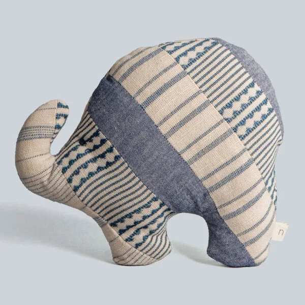 Manny Blue Patchwork Cotton Toy