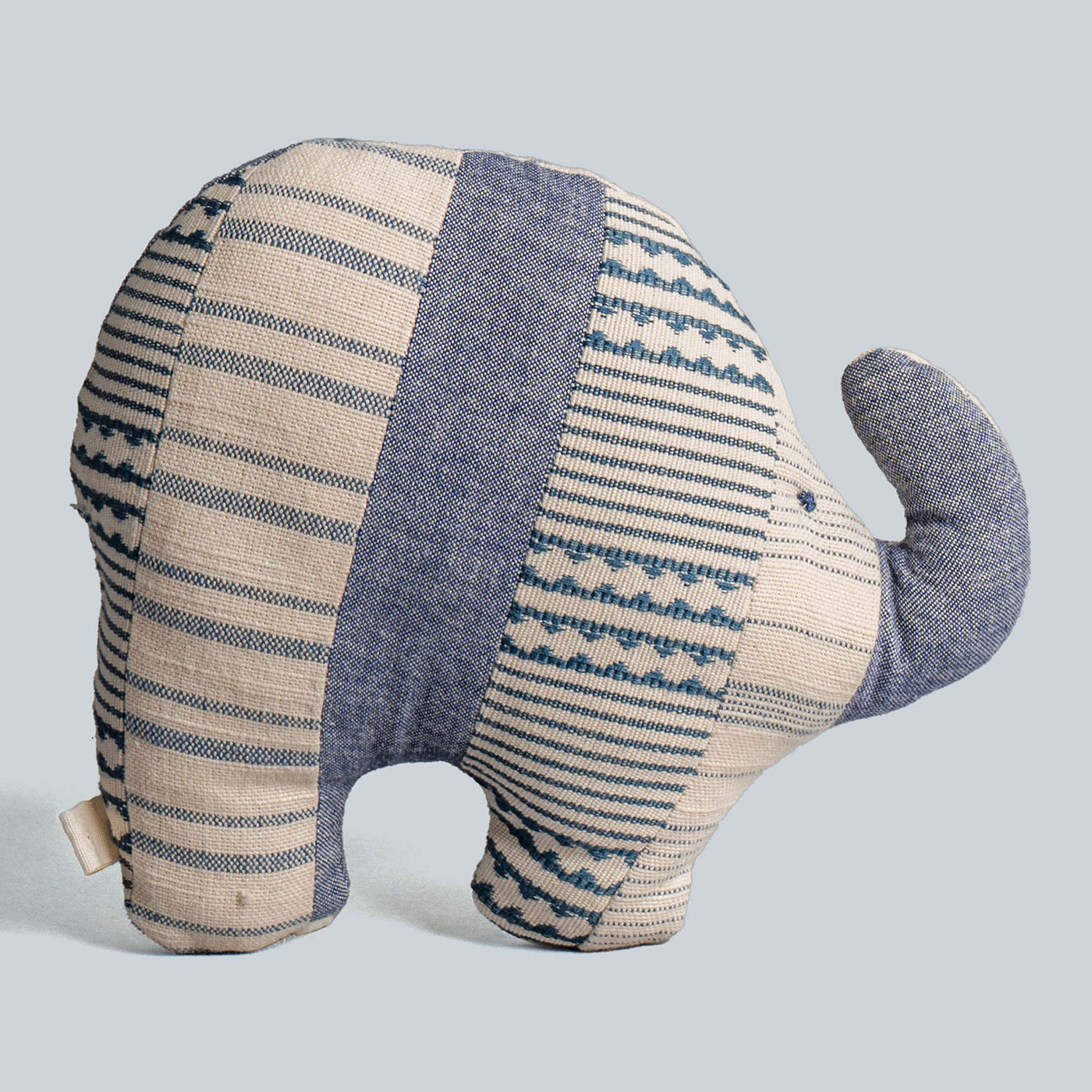 Manny Blue Patchwork Cotton Toy - Image 2