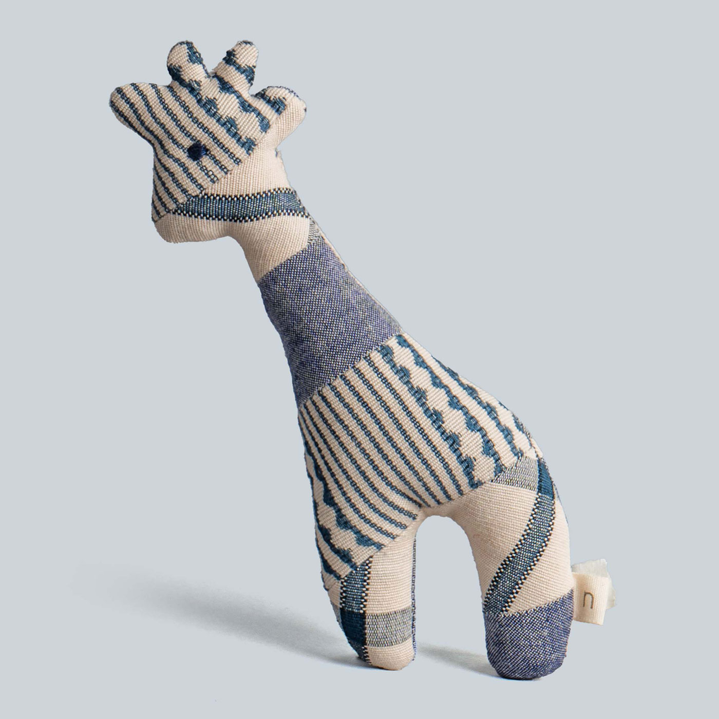 Pops Blue Patchwork Cotton Toy