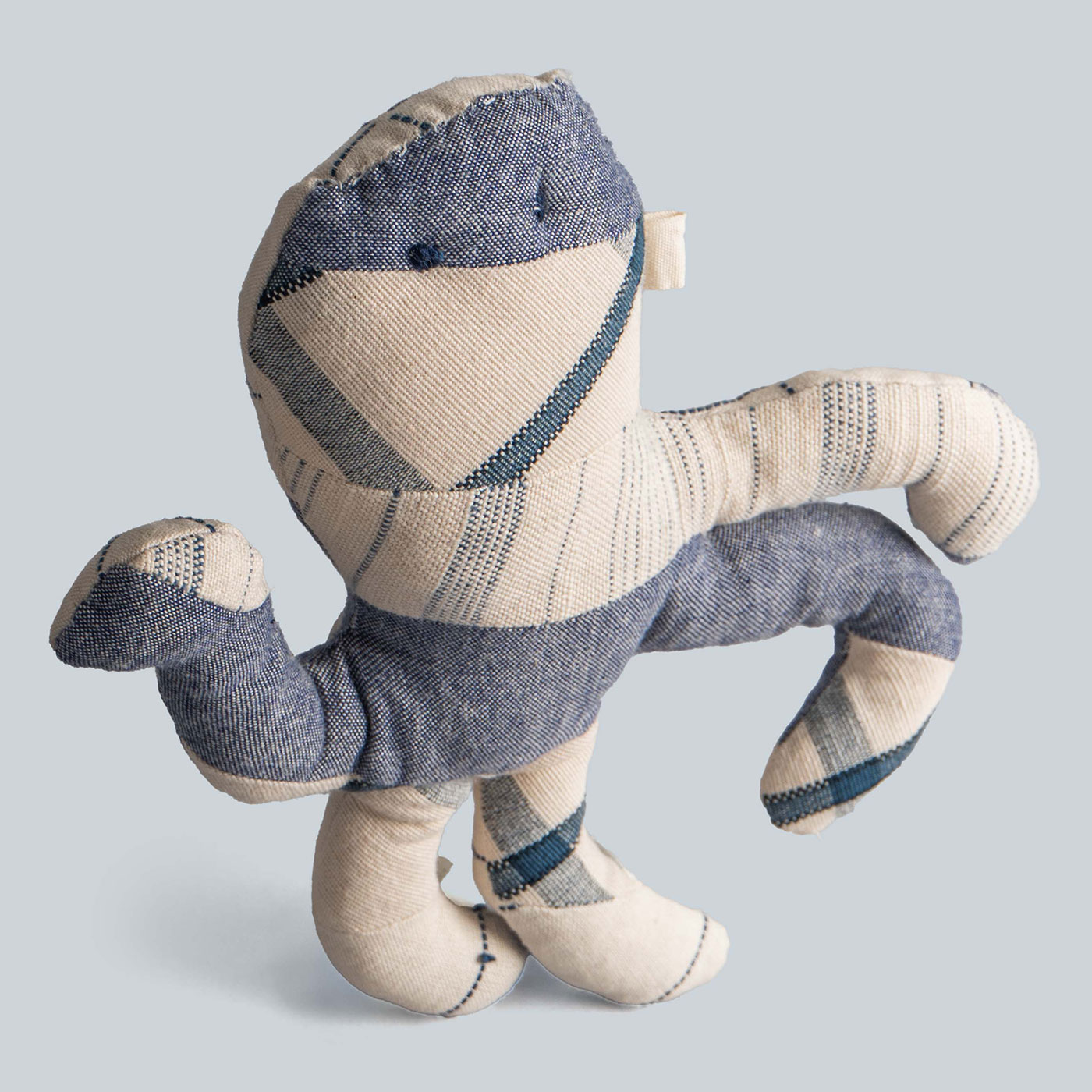 Ripley Blue Patchwork Cotton Toy